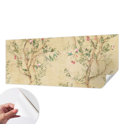 Papel mural texturado decorativo Detalles florales