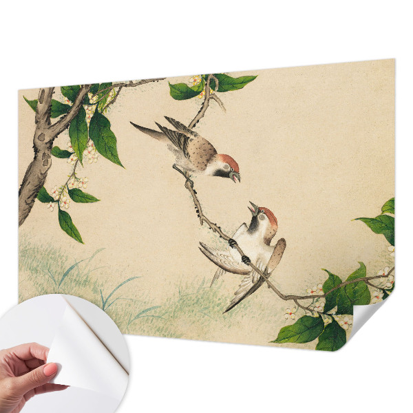 Fotomural decorativo para cabecero de cama Dúo clásico