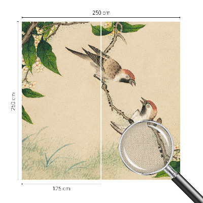 Fotomural decorativo para cabecero de cama Dúo clásico