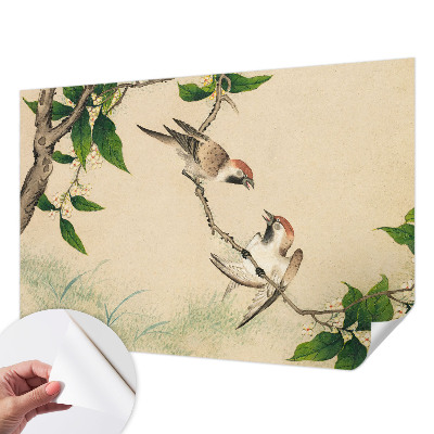 Fotomural decorativo para cabecero de cama Dúo clásico