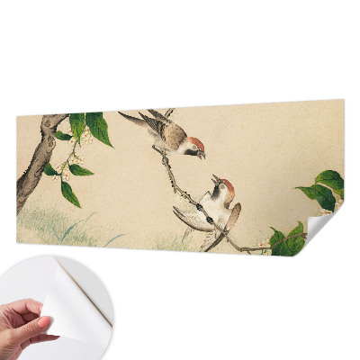 Fotomural decorativo para cabecero de cama Dúo clásico