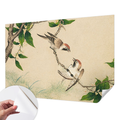 Fotomural decorativo para cabecero de cama Dúo clásico