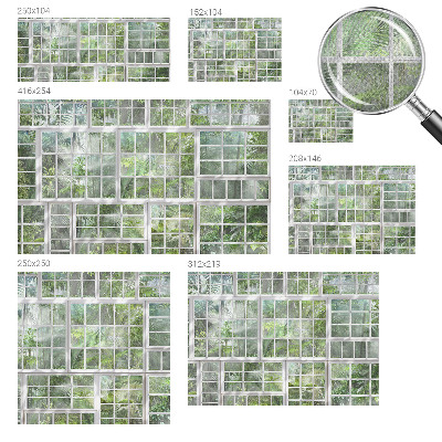 Papel mural texturado decorativo Bosque verde