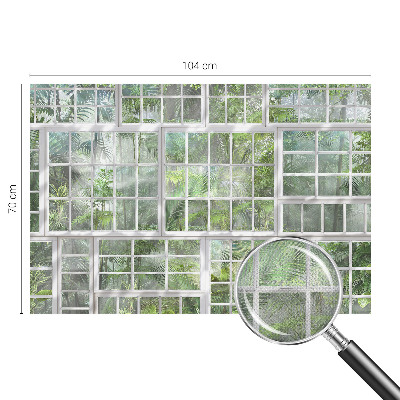 Papel mural texturado decorativo con motivo de bosque en tonos verdes