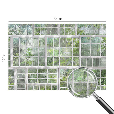 Papel mural texturado decorativo Bosque verde