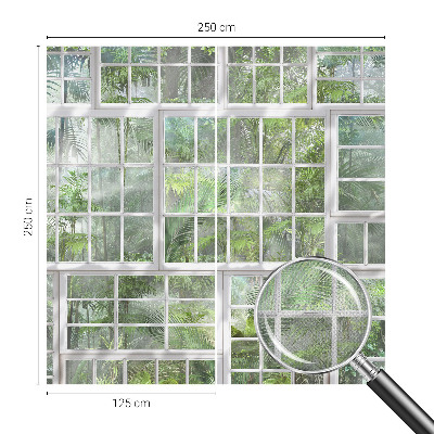 Papel mural texturado decorativo Bosque verde