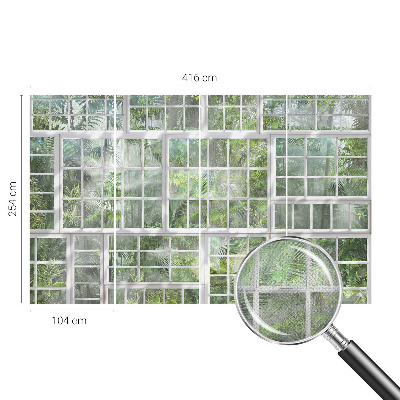 Papel mural texturado decorativo Bosque verde