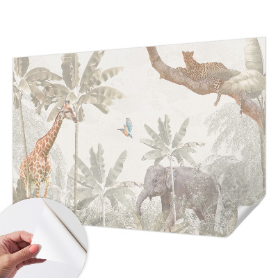 Fotomural decorativo para cabecero de cama oasis tropical