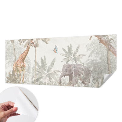 Fotomural decorativo para cabecero de cama oasis tropical