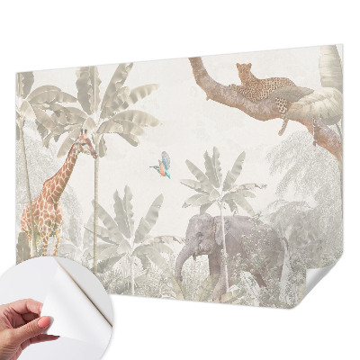 Fotomural decorativo para cabecero de cama oasis tropical