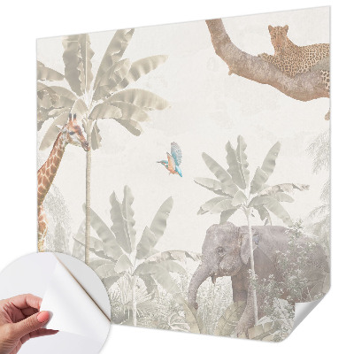 Fotomural decorativo para cabecero de cama oasis tropical