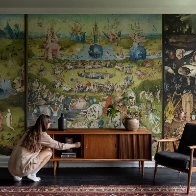 Papel mural texturado decorativo El jardín secreto