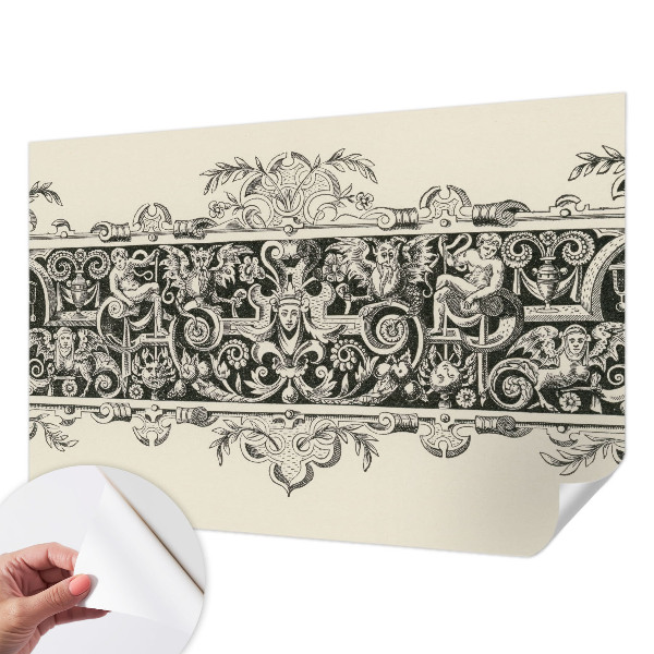 Mural de pared con estampado hermoso motivos mitológicos