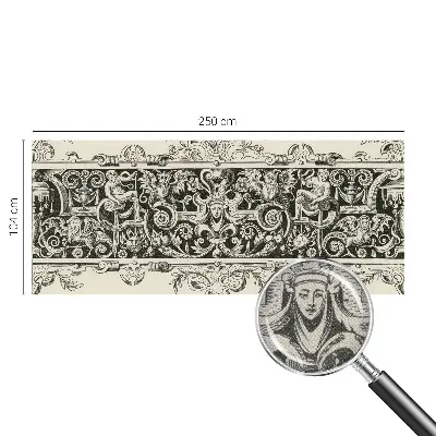 Mural de pared con estampado hermoso con motivos mitológicos