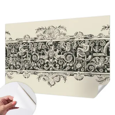 Mural de pared con estampado hermoso con motivos mitológicos