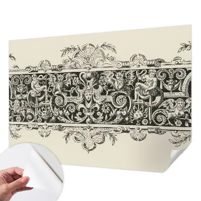 Mural de pared con estampado hermoso con motivos mitológicos