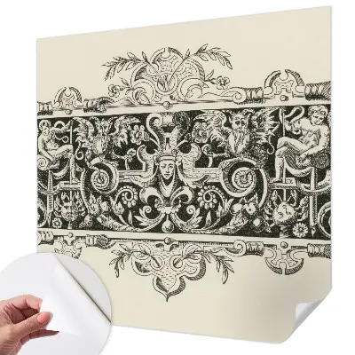 Mural de pared con estampado hermoso con motivos mitológicos