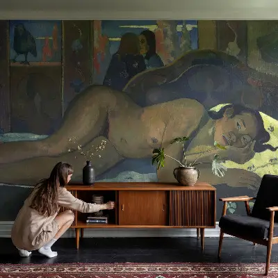 Papel mural texturado decorativo con diseño 