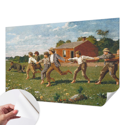 Fotomural decorativo para cabecero de cama con un diseño alegre y divertido