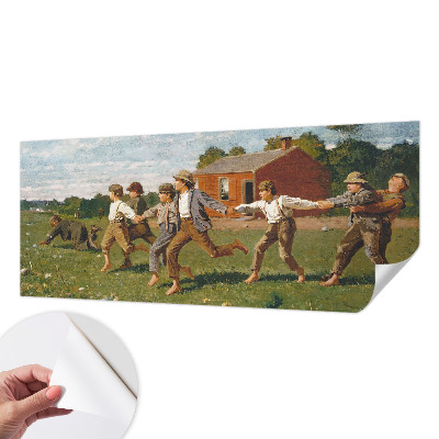 Fotomural decorativo para cabecero de cama con un diseño alegre y divertido