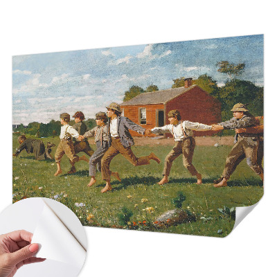 Fotomural decorativo para cabecero de cama con un diseño alegre y divertido