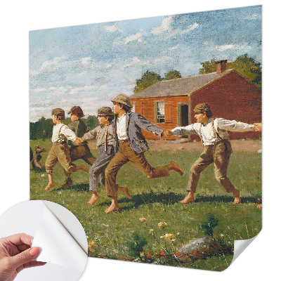 Fotomural decorativo para cabecero de cama con un diseño alegre y divertido