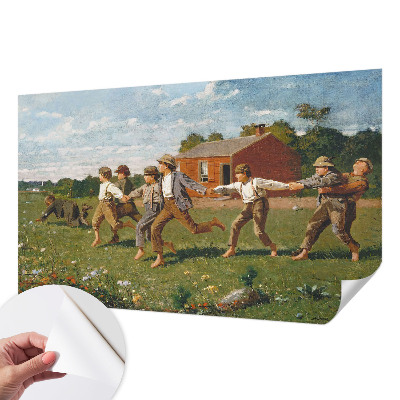 Fotomural decorativo para cabecero de cama con un diseño alegre y divertido