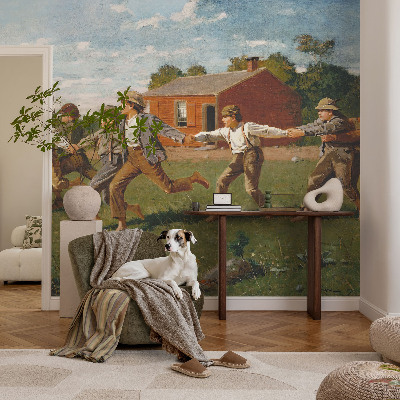 Fotomural decorativo para cabecero de cama Diversión alegre