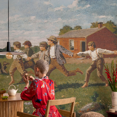 Fotomural decorativo para cabecero de cama Diversión alegre