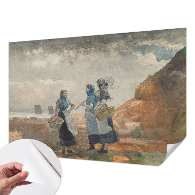 Papel mural con patrón decorativo Una costa serena