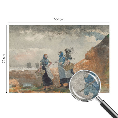 Papel mural con patrón decorativo Una costa serena