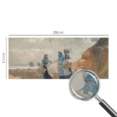 Papel mural con patrón decorativo Una costa serena