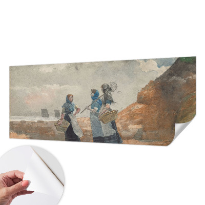 Papel mural con patrón decorativo Una costa serena