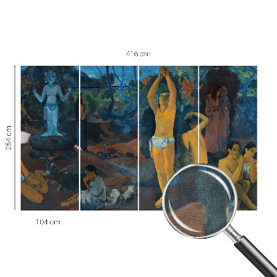 Papel mural con patrón decorativo Armonía tropical