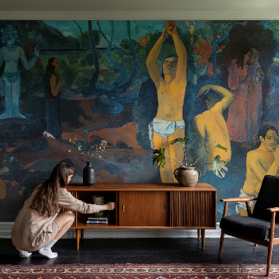 Papel mural con patrón decorativo Armonía tropical