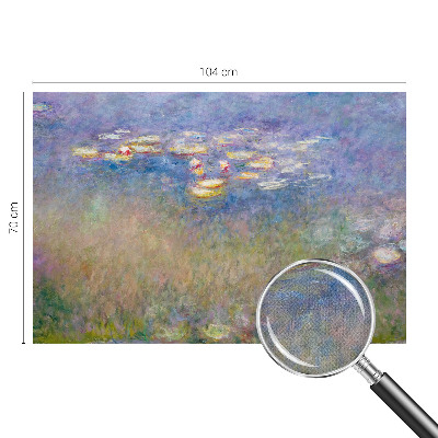 Mural de pared con estampado hermoso Nenúfares