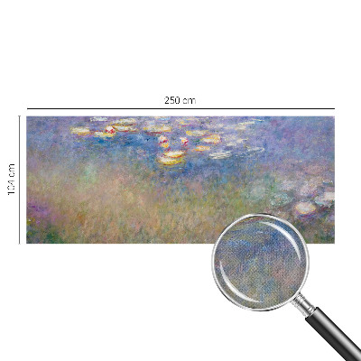 Mural de pared con estampado hermoso Nenúfares