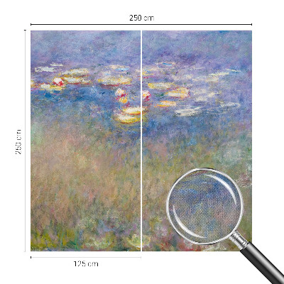 Mural de pared con estampado hermoso Nenúfares