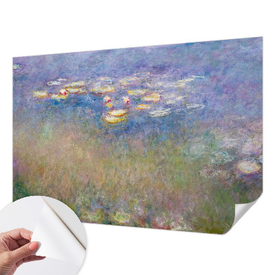 Mural de pared con estampado hermoso Nenúfares