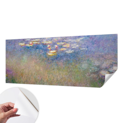 Mural de pared con estampado hermoso Nenúfares