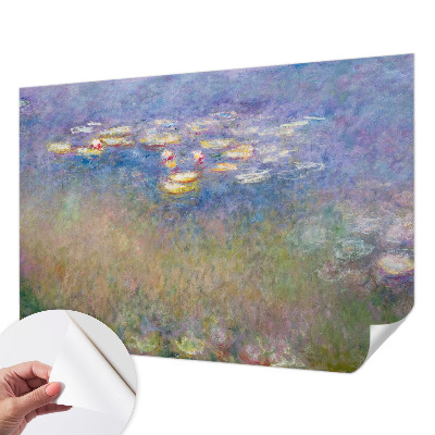 Mural de pared con estampado hermoso Nenúfares