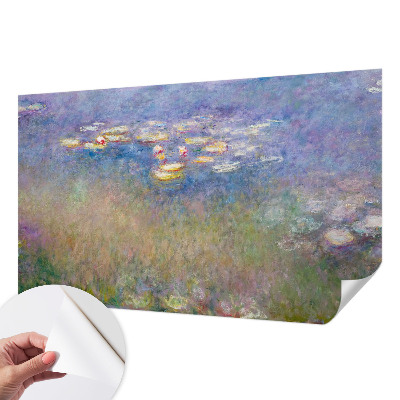 Mural de pared con estampado hermoso Nenúfares