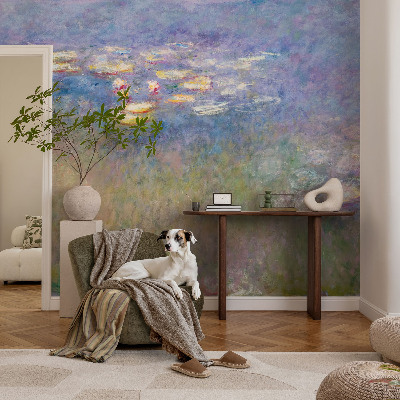 Mural de pared con estampado hermoso Nenúfares