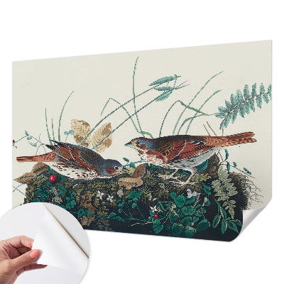 Papel mural con patrón decorativo El encanto de la naturaleza