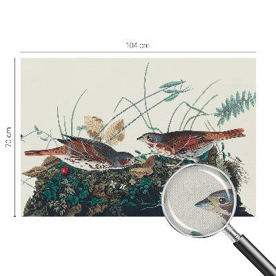 Papel mural con patrón decorativo El encanto de la naturaleza