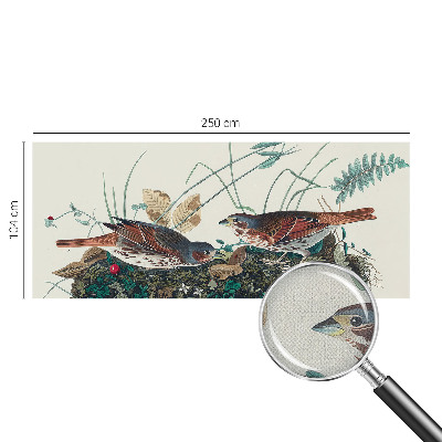 Papel mural con patrón decorativo El encanto de la naturaleza