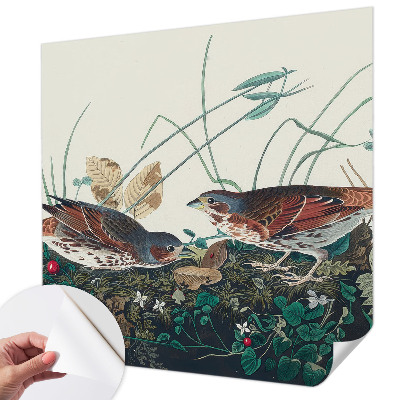 Papel mural con patrón decorativo El encanto de la naturaleza