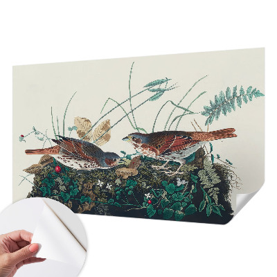 Papel mural con patrón decorativo El encanto de la naturaleza