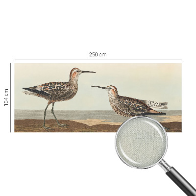 Fotomural decorativo para cabecero de cama Siluetas de pájaros