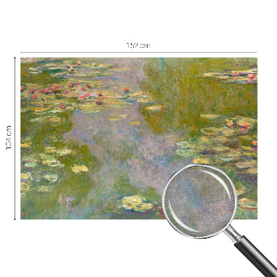 Fotomural decorativo para cabecero de cama Nenúfares